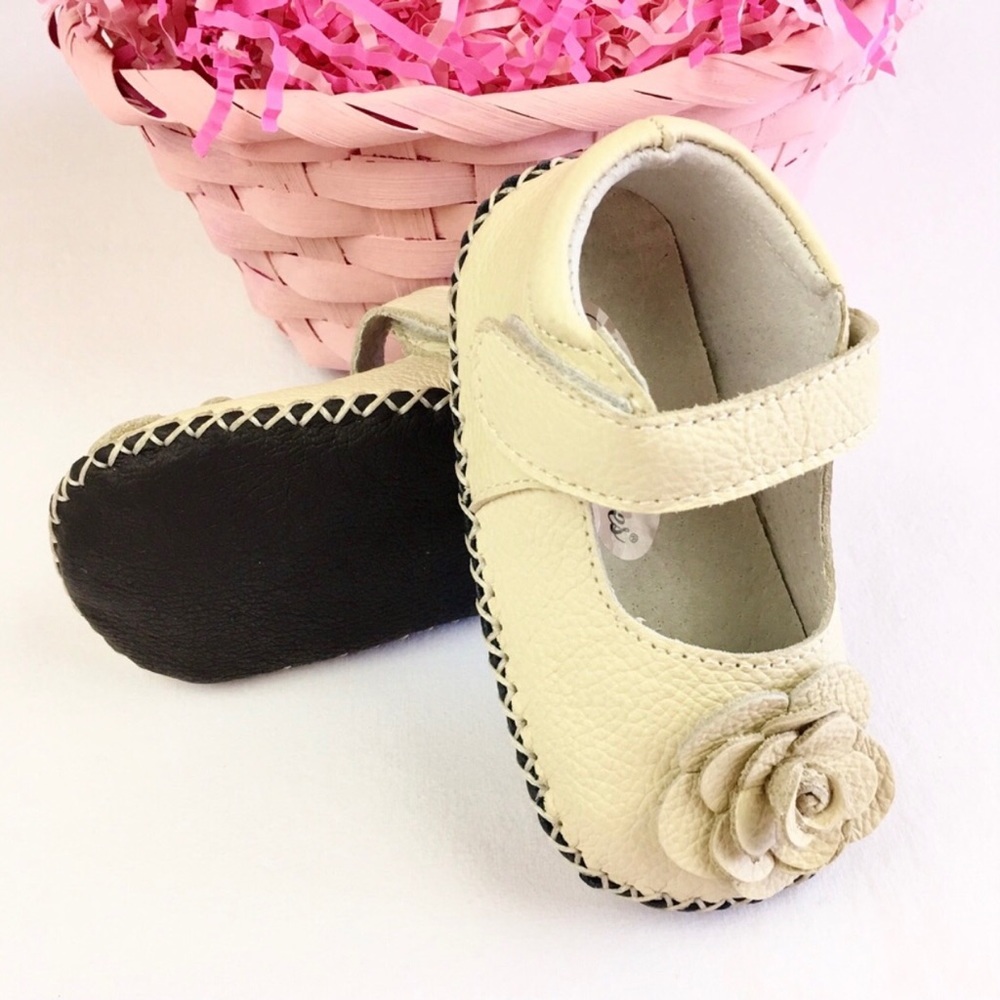 Newborn Baby Girl Crib Shoes Mary Jane